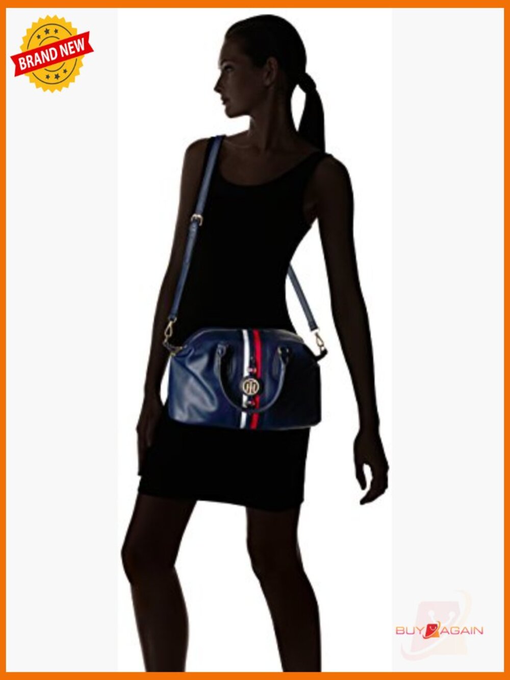 Satchel Crossbody Bag with Convertible Strap, Lightweight - Picture 2 of 6